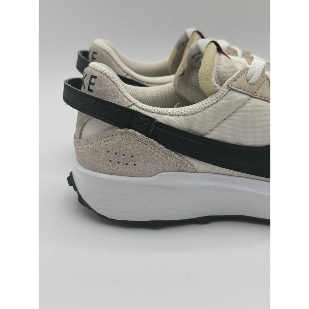 Nike WMNS Waffle Debut [DH9523-102] Women Casual Shoes Sanddrift/Black Sz 7.5 - Picture 3 of 12
